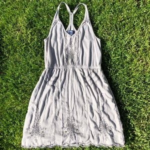American Eagle Grey Sun Dress